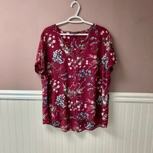 Classic Editions floral blouse